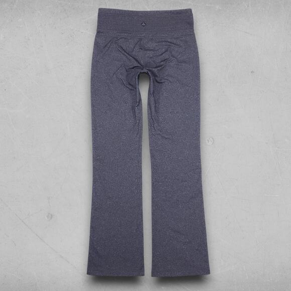 Prana Yoga Pants Women S Charcoal Gray Heather Wide Leg Flare Athleisure Casual - Picture 2 of 12